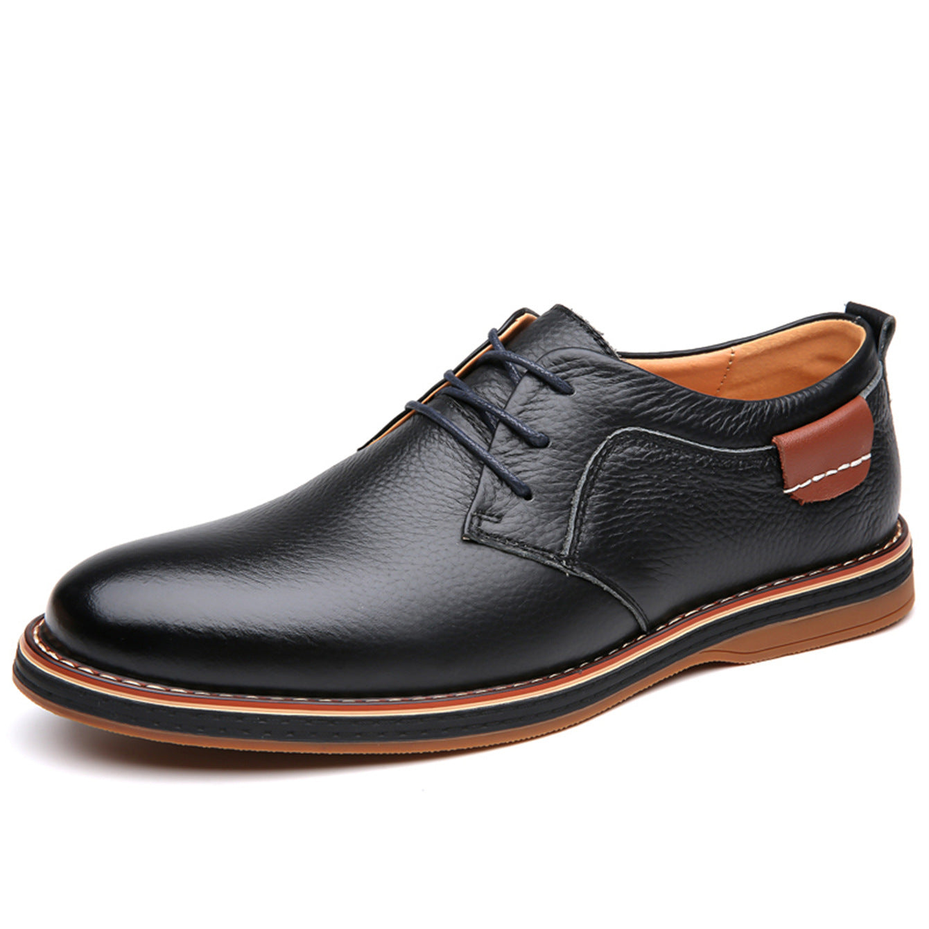 Fraser Kingston | Leather Lace-Up Oxford Shoes For Men