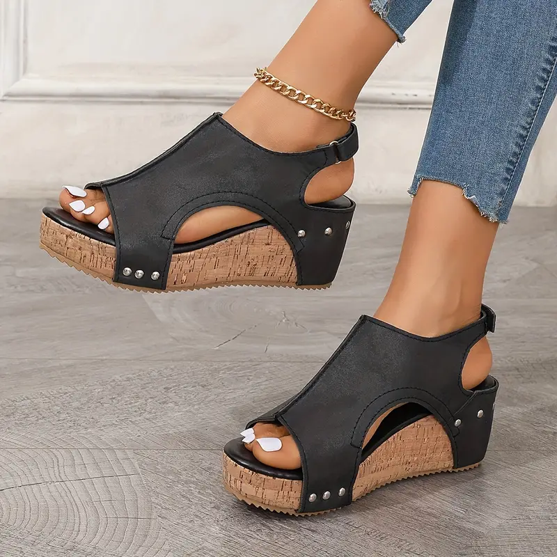 Giulia Romano | Wedge Heel Sandals For Women
