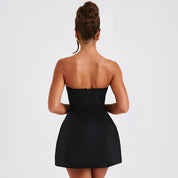 Ludovica Pellmore | Strapless Bustier A-Line Mini Dress For Women