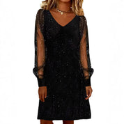 Tara Middleton | Cocktail Dress With Sheer Sleeves For Women