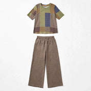 Piper Fenwick | Patchwork Colour Block Two-Piece Set For Women