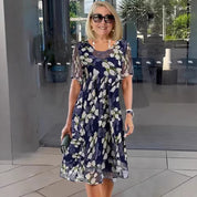 Isabelle Fletcher | Floral A-Line Midi Dress For Women