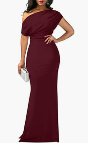 Isla Turner | One-Shoulder Maxi Party Dress For Women