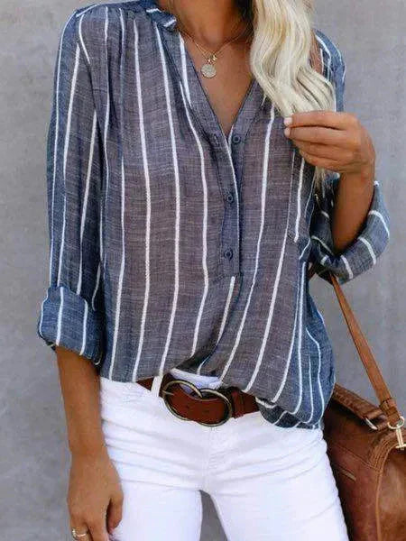 Matteo Ricci | Striped Casual Blouse For Women