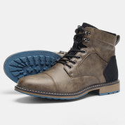Patrick Delaney | Leather High-Top Boots For Men