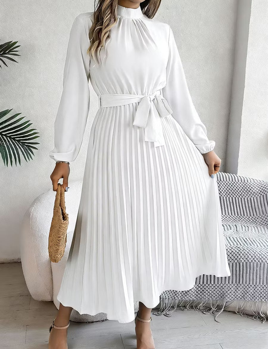 Lauren Ryan | Pleated Midi Dress For Women