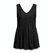 Isla Kavanagh | Sleeveless V-Neck Peplum Top For Women