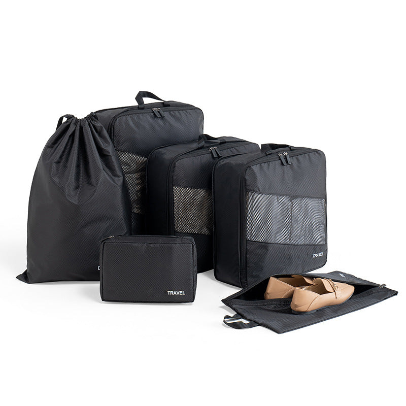 Compression Packing Cubes 6-Piece Kit - Black