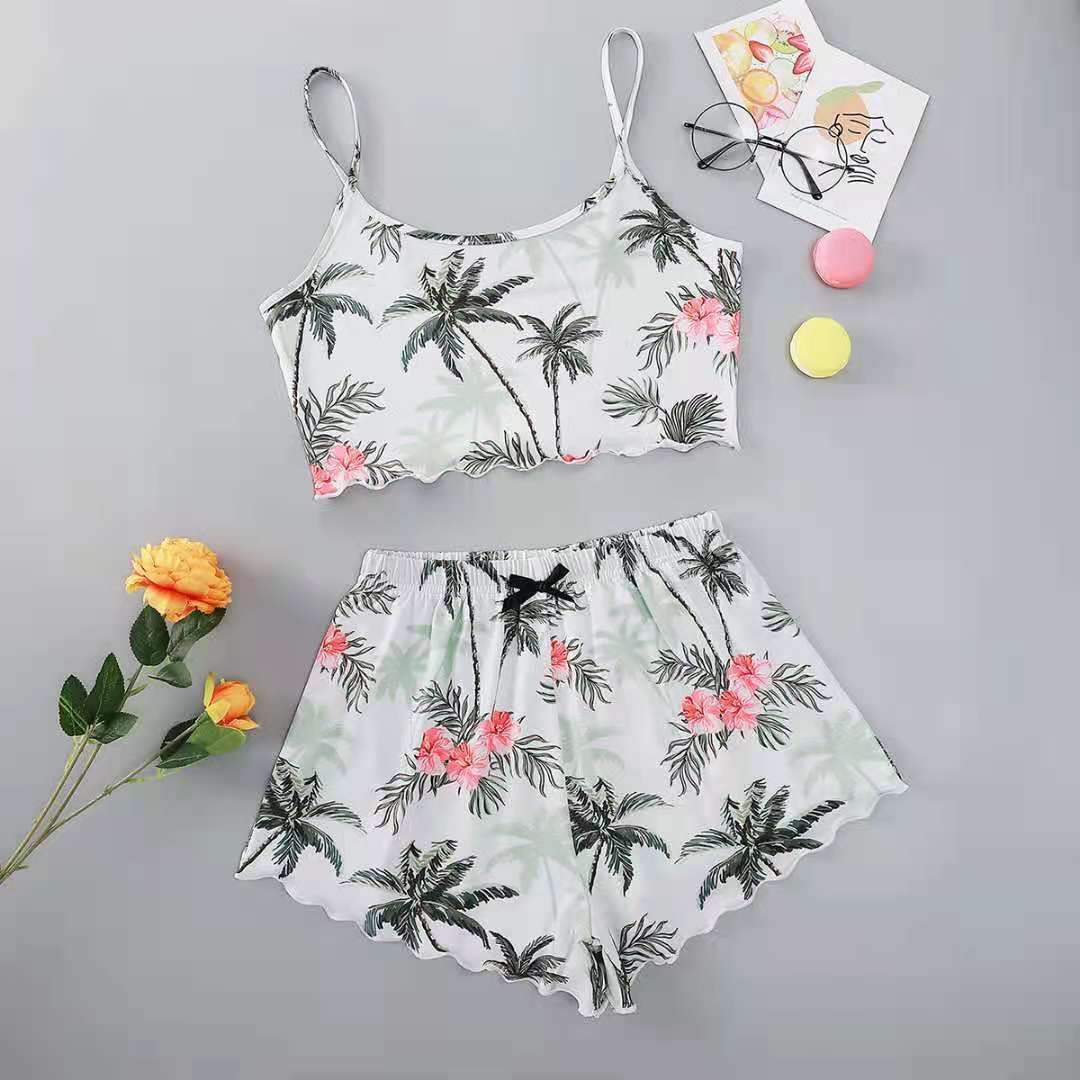 Chloe Merrick | Cookie Print Cami Pajama Set For Women