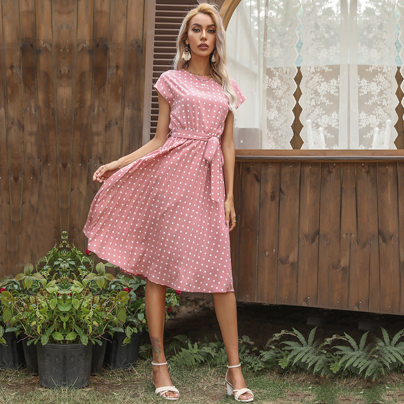 Charlotte Evans | Elegant Polka Dot Summer Dress For Women