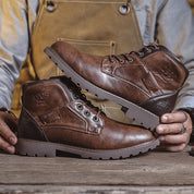Hugh Kingsley | Retro Leather Boots For Men