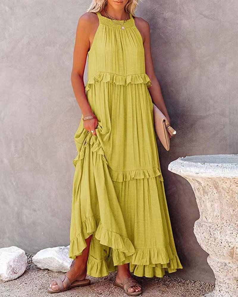 Amelia Turner | Tiered Ruffle Maxi Dress For Women
