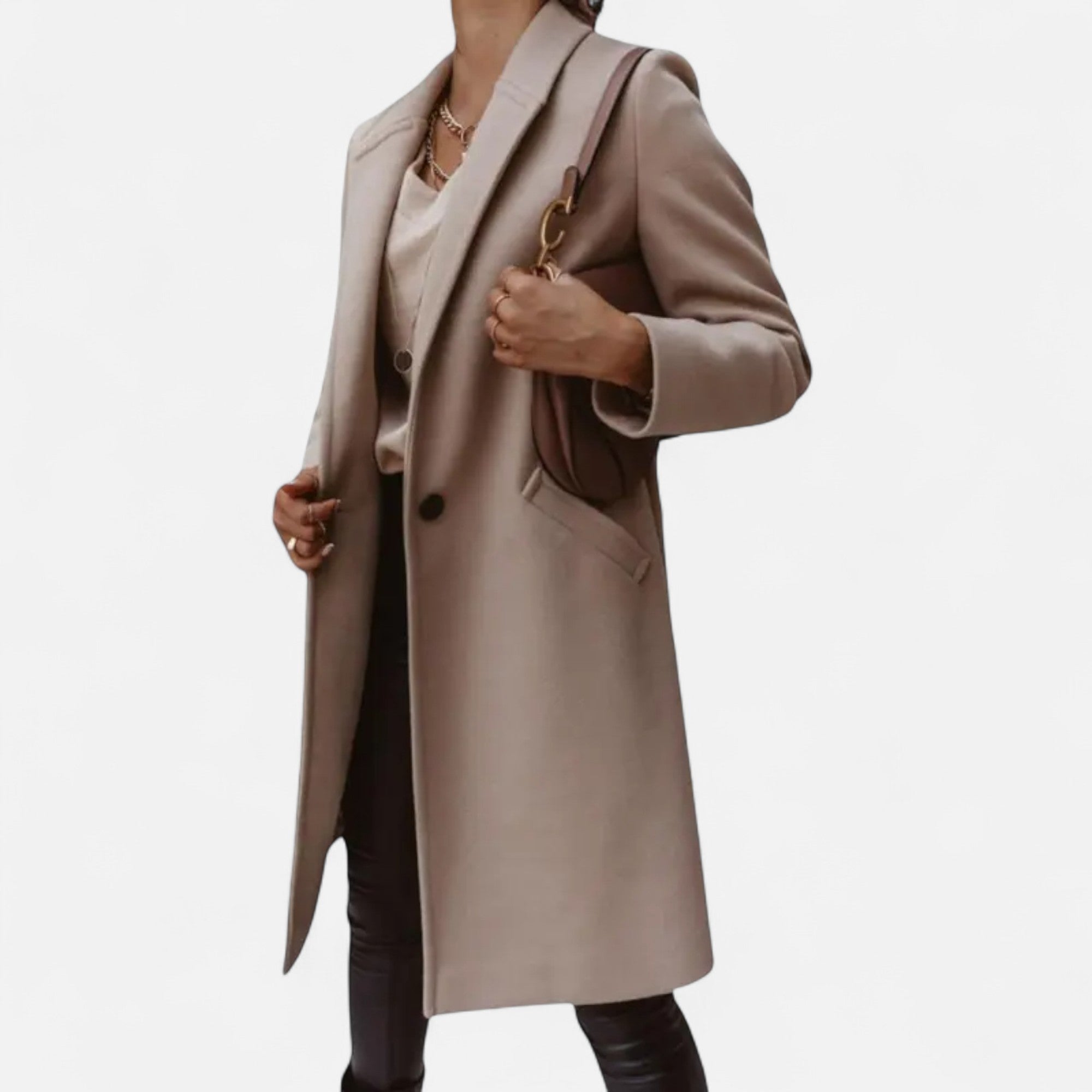 Isabelle Monroe | Elegant Longline Coat For Women