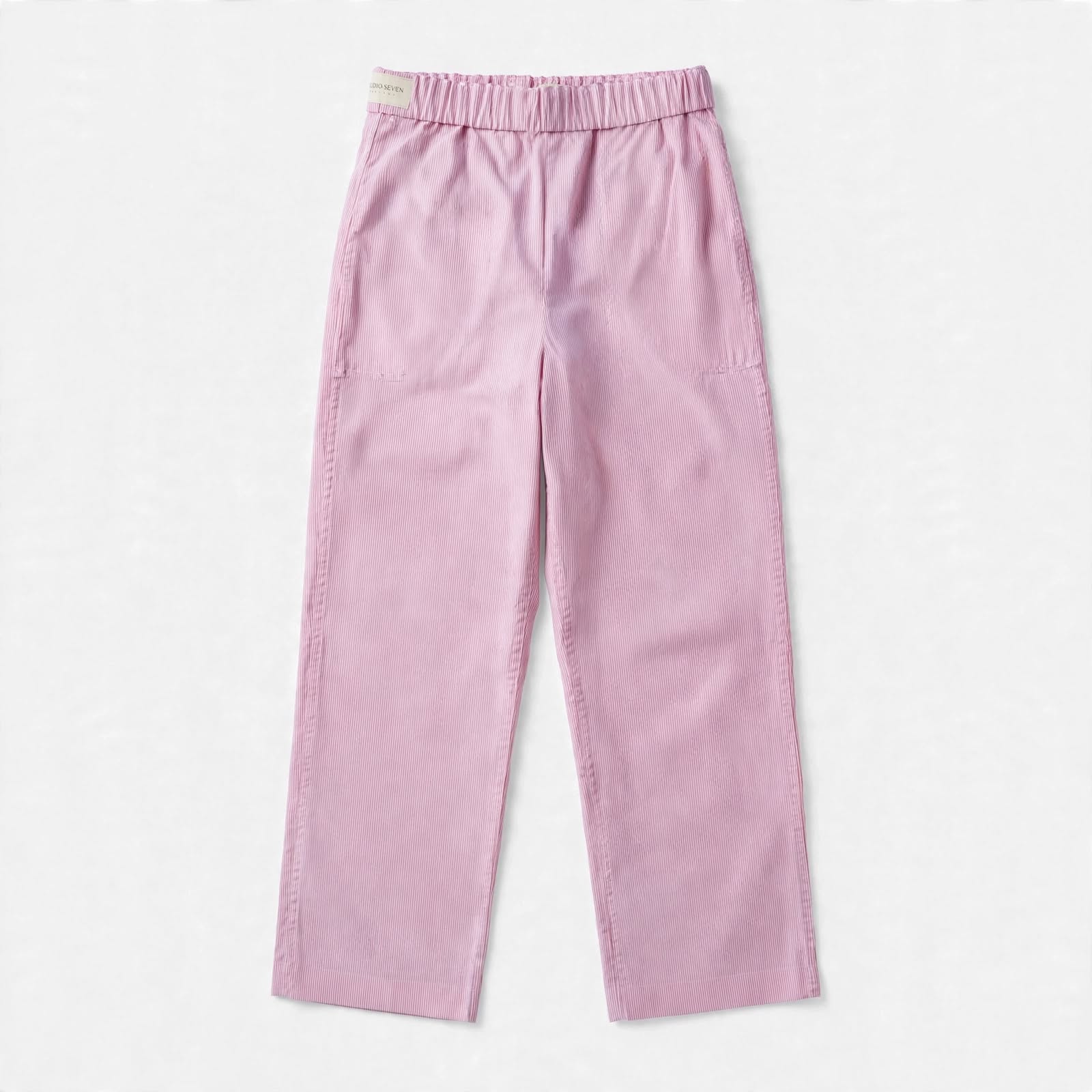 Etta Belford | Pink Elastic Waist Wide Leg Lounge Pants For Women