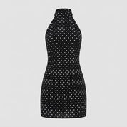 Freya Bennett | Polka Dot Halter Mini Dress For Women