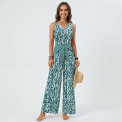 Freya Clarke | Printed Wide-Leg Jumpsuit For Women
