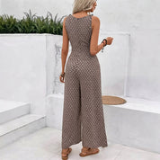 Freya Clarke | Printed Wide-Leg Jumpsuit For Women