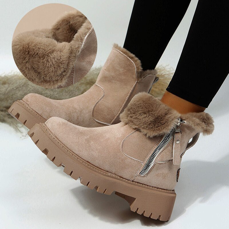Sophie Bellamy | Faux Fur Winter Boots For Women