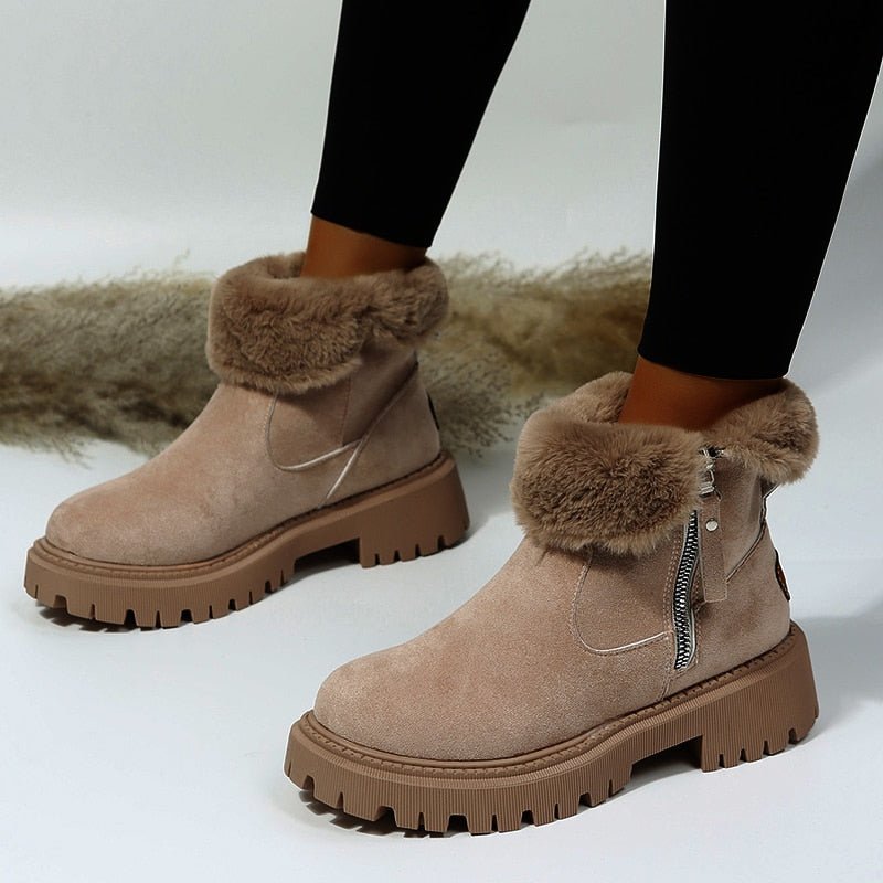 Sophie Bellamy | Faux Fur Winter Boots For Women