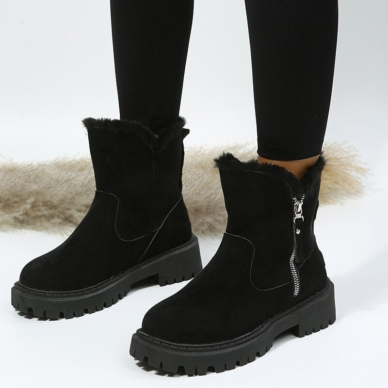 Sophie Bellamy | Faux Fur Winter Boots For Women