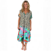 Phoebe Ashwood | Leopard Print Maxi Dress For Women