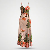 Georgia Blackwood | Floral Halter Races Dress For Women