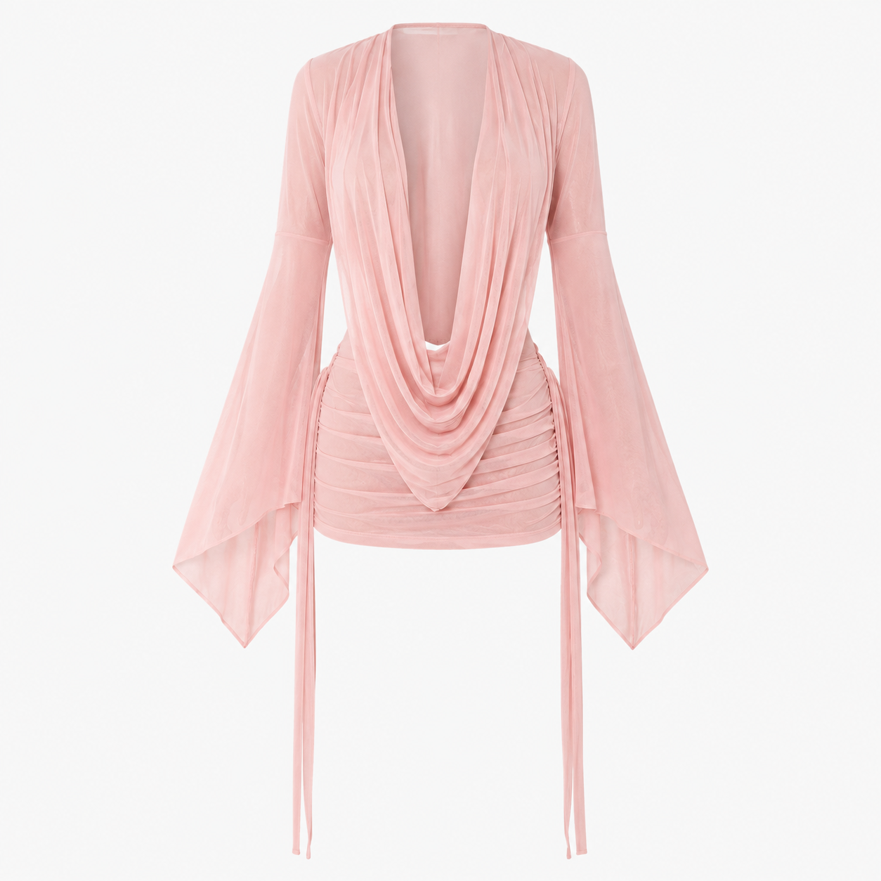 Georgina Jones | Deep V-Neck Backless Mini Dress For Women