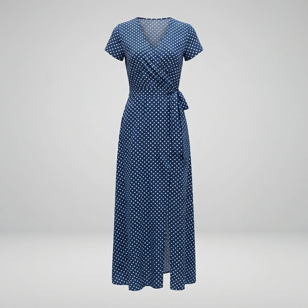 Grace Anderson | Wrap V-Neck Summer Dress For Women