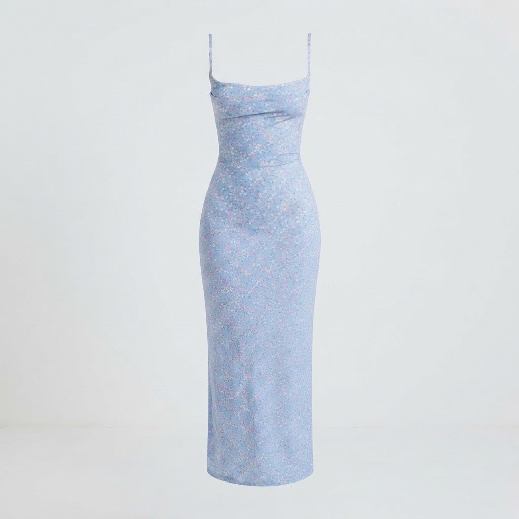 Grace Wright | Floral Slip Midi Dress For Women
