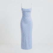 Grace Wright | Floral Slip Midi Dress For Women