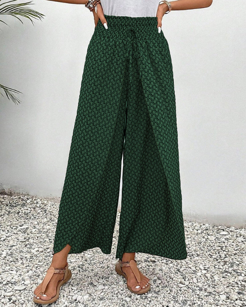 Bridie Cavanagh | Linen Wide-Leg Trousers For Women