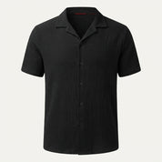 Hamish Whitfield | Linen Short Sleeve Shirt For Men