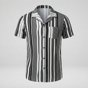 Harrison Clarke | Striped Resort Shirt For Men