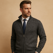 Luca Moretti | Premium Zip Knit Jacket For Men