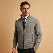 Luca Moretti | Premium Zip Knit Jacket For Men