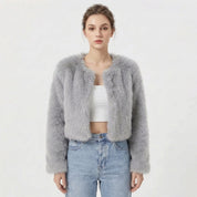Camille Laurent | Luxe Faux Fur Jacket For Women
