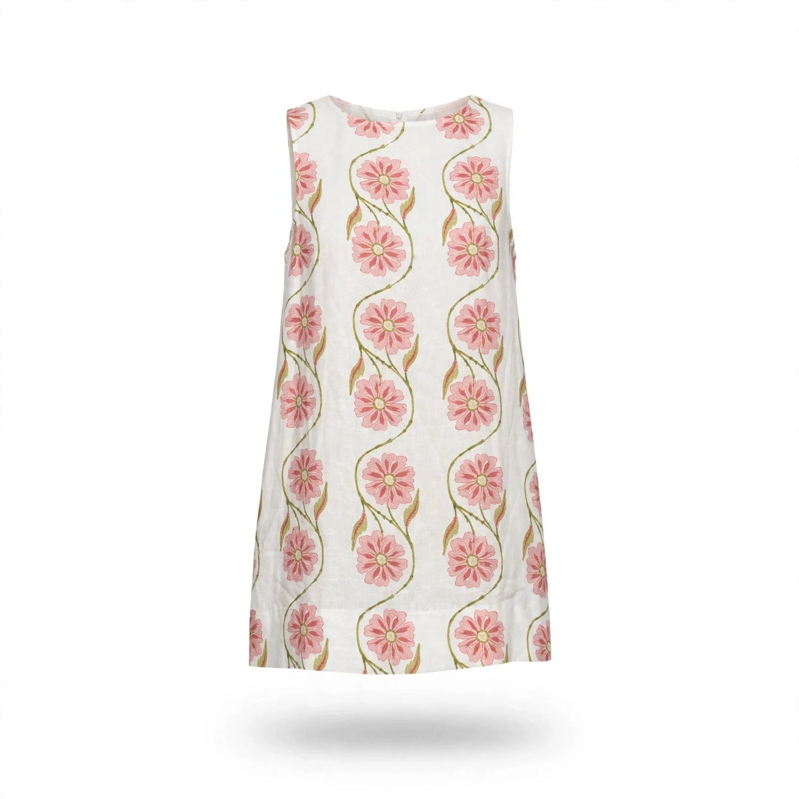 Hollie Brannigan | Pink Floral Print Summer Dress For Women