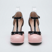 Holly Brennan | Platform T-Strap Block Heels For Women