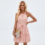 Holly Thompson | Lightweight Summer Dress With Tie Waist For Women