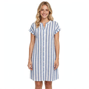 Millie Ashgrove | Striped V-Neck Summer Dress For Women