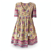 Amber Sullivan | Boho Floral Summer Dress For Women
