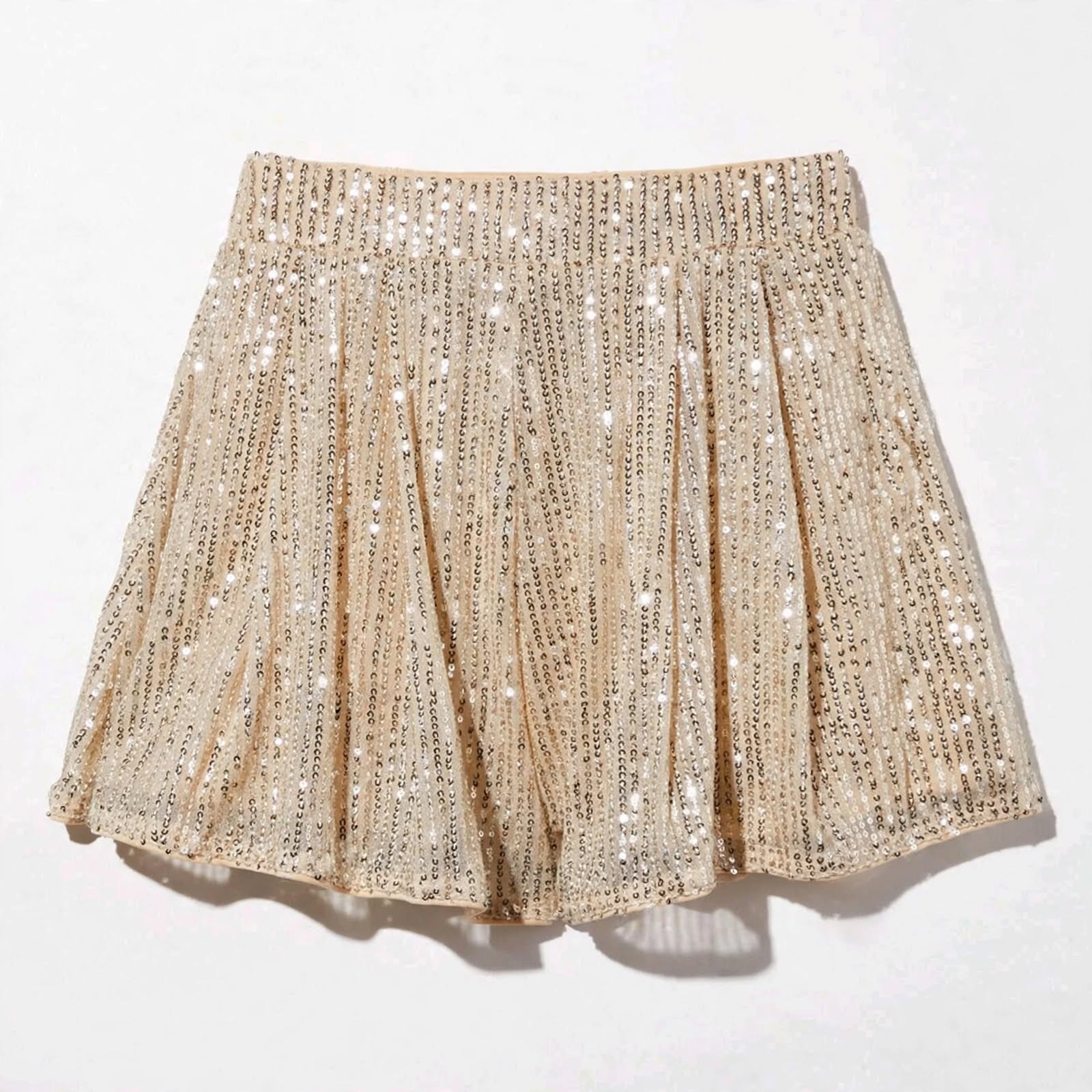 Teodora Bramfield | Sequin Flared Party Shorts For Women (Christmas / NYE)