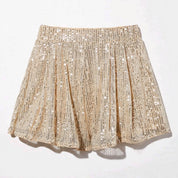Teodora Bramfield | Sequin Flared Party Shorts For Women (Christmas / NYE)