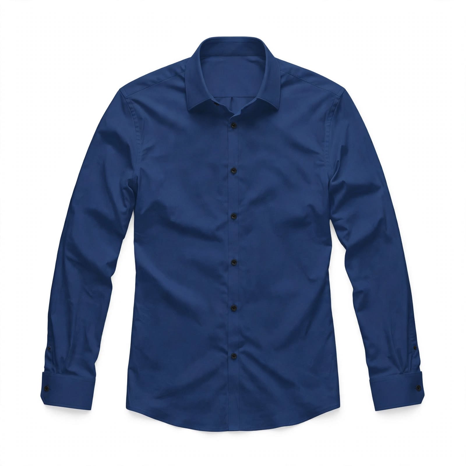 Stefano Malfield | Royal Blue Slim Fit Dress Shirt For Men
