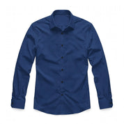 Stefano Malfield | Royal Blue Slim Fit Dress Shirt For Men
