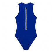Melania Bramshaw | Zip Front High Neck One-Piece Swimsuit For Women