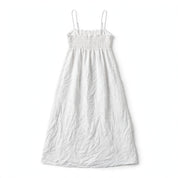 Elvira Belhurst | White Cotton Cami Maxi Dress For Women
