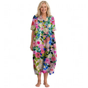 Bice Tidmore | Floral Print V-Neck Midi Dress For Women