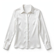 Monica Barstone | Satin Long Sleeve Blouse For Women