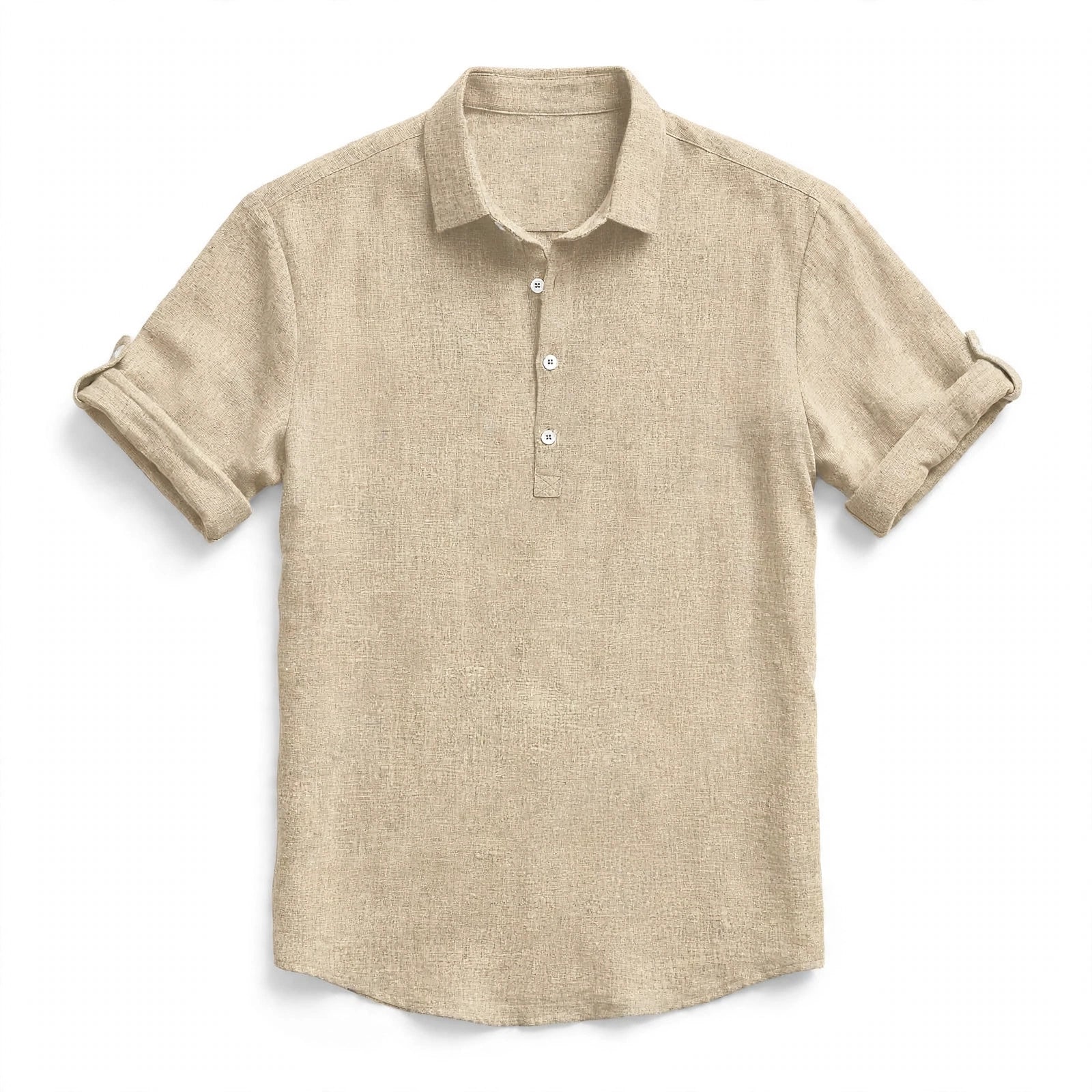 Giacomo Braybridge | Long Sleeve Half-Button Polo For Men